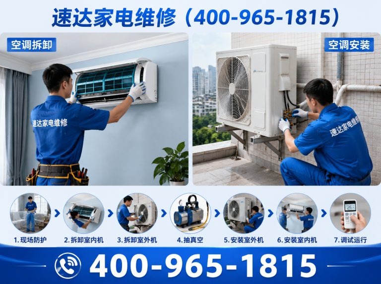 临沧空调拆装展示图